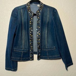 Platinum Chico’s Jean Jacket